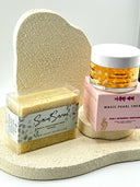 SET| MULTI-FUNCTIONAL SOAP
SPONGE + MAGIC PEARL CREAM