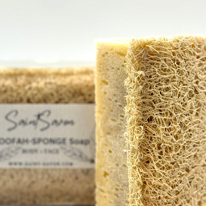 LOOFAH-SPONGE Soap - Lorbeeröl