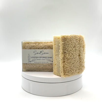 LOOFAH-SPONGE Soap - Lorbeeröl